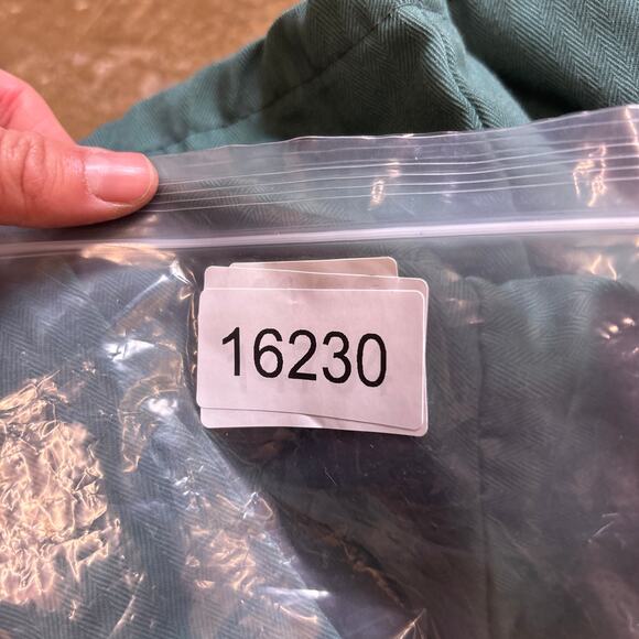 Vintage 60s Penneys Big Mac Herringbone Overalls Size 36S Green - Picture 10 of 10